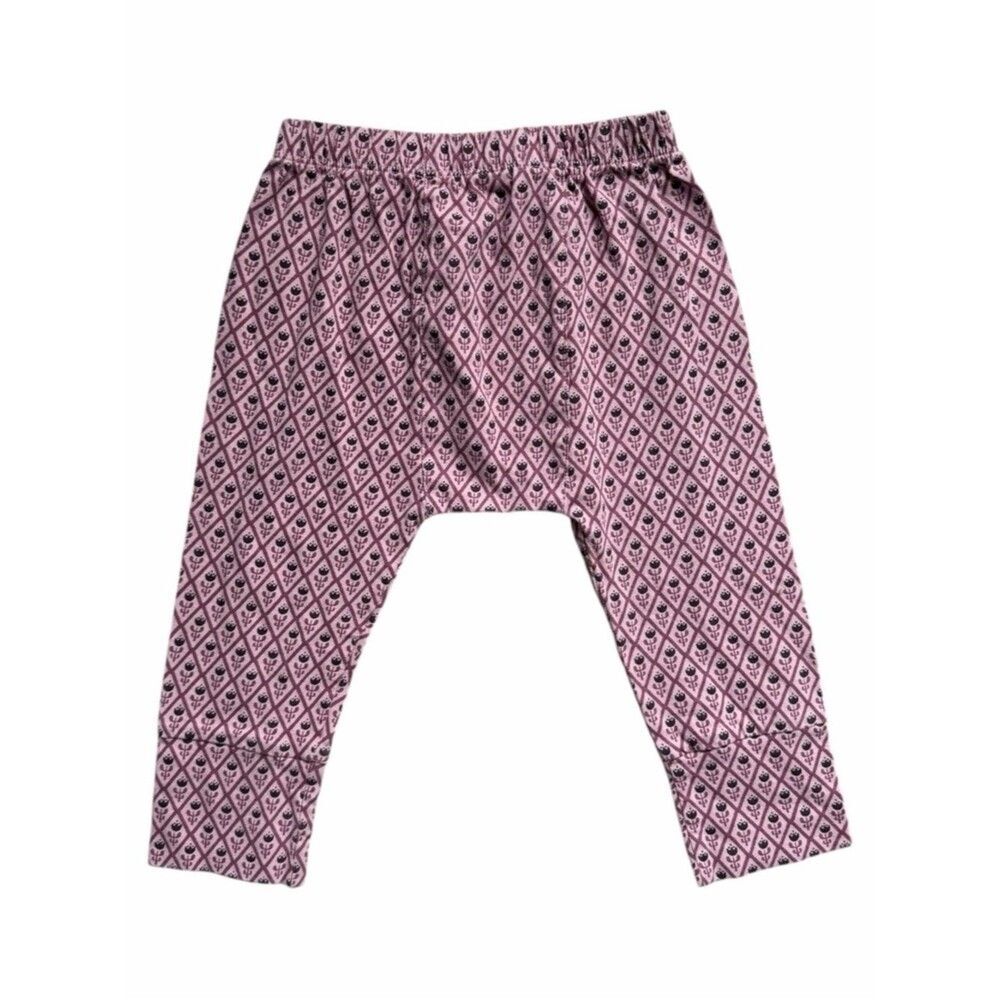 Kate Quinn Purple Floral Classic Panda Pants 3T Organic Cotton Soft Cottagecore